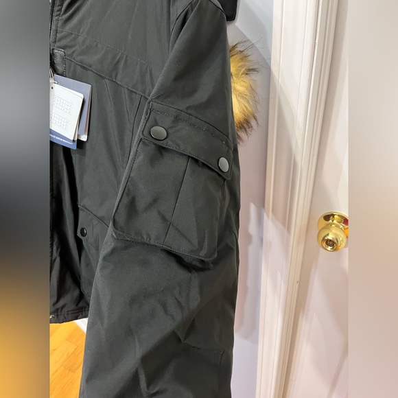 2/$40 NWT Mens black Parka sz Large - Picture 8 of 8